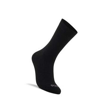 Men's Ecco Casual Short Crew Socks Black | SG 825ZUT